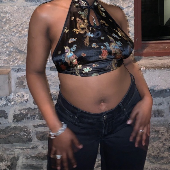 Mandarin crop top - Picture 3 of 3